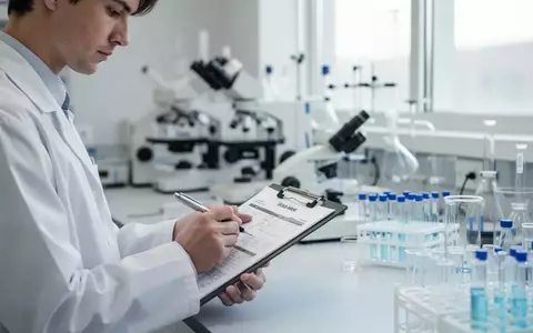 Ein medizinischer Forscher dokumentiert in einem modernen, hellen Labor die Ergebnisse einer klinischen Studie. - Foto: über boerse-global.de