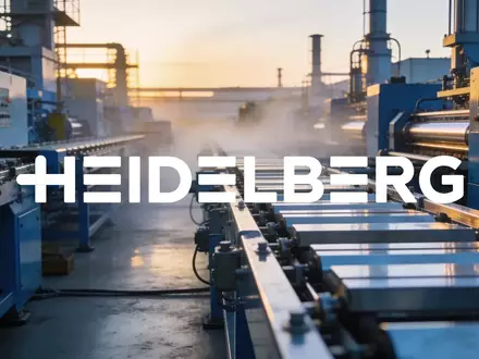 Abstrakte Darstellung einer modernen Industrieanlage bei Sonnenaufgang, die unternehmerische Stabilität und Wandel symbolisiert. - Foto: über boerse-global.de