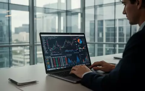 Professionelle Büroumgebung mit einem Laptop zur nachhaltigen Unternehmensberichterstattung und EU-Taxonomie-Daten. - Foto: über boerse-global.de