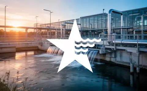 Moderne Wasserinfrastruktur in einem professionellen, ästhetischen Umfeld bei Sonnenuntergang. - Foto: über boerse-global.de