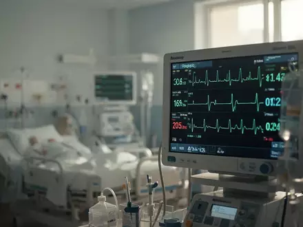 Medizinische Geräte zur Überwachung von Vitalparametern in einer modernen neurologischen Klinik. - Foto: über boerse-global.de