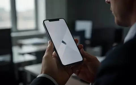 Person hält ein modernes Smartphone in einer professionellen Büroumgebung. - Foto: über boerse-global.de