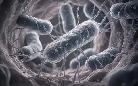 Detailaufnahme von Mitochondrien in einer menschlichen Zelle unter einem Elektronenmikroskop zur Veranschaulichung zellulärer Strukturen. - Foto: über boerse-global.de