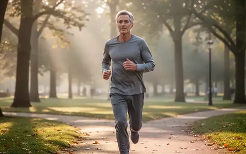 Eine Person beim Joggen in einem sonnendurchfluteten Park als Symbol für einen gesunden Lebensstil und Prävention. - Foto: über boerse-global.de