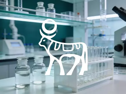 Moderne Laboreinrichtung mit wissenschaftlichen Geräten und Glasfläschchen in einer klinischen Umgebung. - Foto: über boerse-global.de
