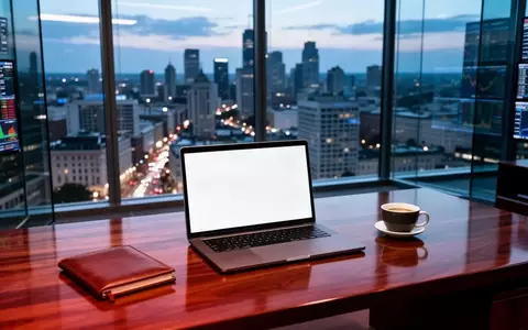 Ein moderner, professioneller Büroraum mit Blick auf eine nächtliche Stadtlandschaft, symbolisch für den Finanzhandel. - Foto: über boerse-global.de