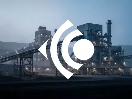 Industrielle Uranminenanlage in der Dämmerung mit kühler, atmosphärischer Beleuchtung. - Foto: über boerse-global.de