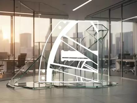 Abstrakte Darstellung von finanzieller Stabilität und Umschuldung in einem modernen Bürogebäude bei goldenem Licht. - Foto: über boerse-global.de