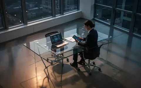 Eine Person arbeitet an einem Laptop in einem modernen, minimalistischen Büro, das eine Atmosphäre von Datensicherheit und Compliance vermittelt. - Foto: über boerse-global.de