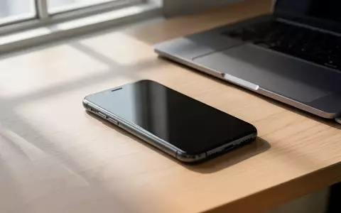 Ein Smartphone und ein Laptop auf einem minimalistischen Schreibtisch im natürlichen Tageslicht. - Foto: über boerse-global.de