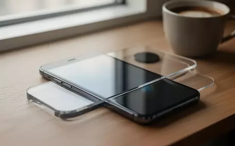Ein modernes Smartphone liegt auf einem minimalistischen Holztisch bei natürlichem Morgenlicht. - Foto: über boerse-global.de