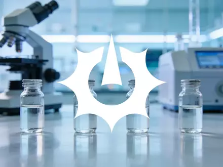 Abstrakte Darstellung eines modernen biotechnologischen Forschungslabors mit Fokus auf medizinische Innovation. - Foto: über boerse-global.de