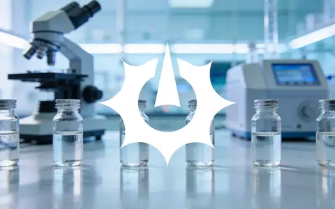 Abstrakte Darstellung eines modernen biotechnologischen Forschungslabors mit Fokus auf medizinische Innovation. - Foto: über boerse-global.de