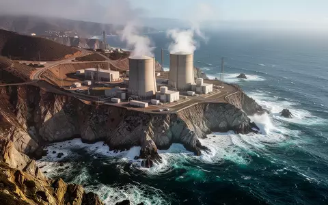 Das Kernkraftwerk Diablo Canyon an der zerklüfteten Küste Kaliforniens bei Tageslicht. - Foto: über boerse-global.de