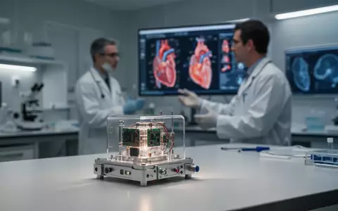 Ein hochmodernes, miniaturisiertes bioelektronisches Medizinprodukt in einer klinischen Laborumgebung. - Foto: über boerse-global.de
