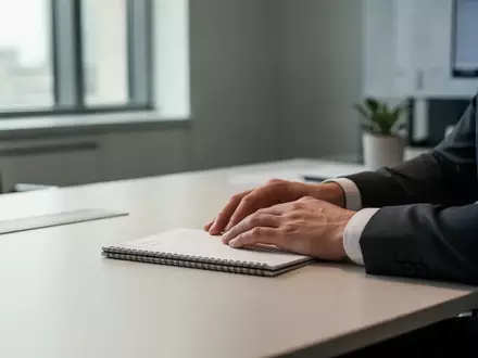Ein professioneller, moderner Schreibtisch in einem Büro mit natürlichem Licht. - Foto: über boerse-global.de