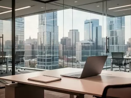 Modernes, helles Büro mit Stadtblick, das eine professionelle Arbeitsumgebung für HR-Beratung symbolisiert. - Foto: über boerse-global.de