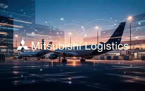 Abstrakte Darstellung eines modernen Logistikzentrums mit Flugzeugen bei Dämmerung zur Symbolisierung der Luftfracht. - Foto: über boerse-global.de
