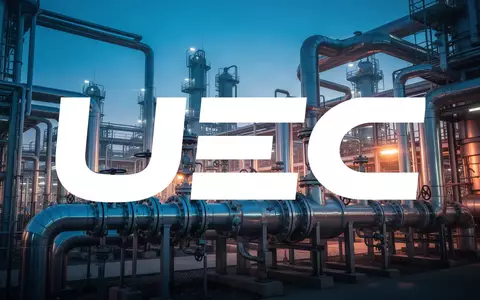 Moderne Industrieanlage bei Dämmerung als Symbol für die Uran-Konversion und Energiewirtschaft - Foto: über boerse-global.de