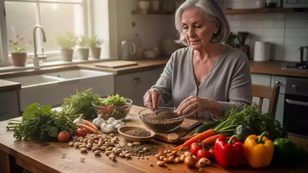 Proteinbedarf im Alter: Vegetarische Ernährung erfordert angepasste Zufuhr
