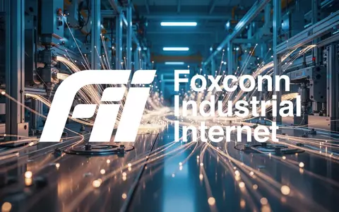Abstrakte Darstellung einer modernen Smart Factory mit leuchtenden Lichtleitern und industrieller Präzision. - Foto: über boerse-global.de