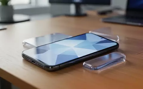 Ein modernes Smartphone auf einem Schreibtisch vor einem unscharfen Büro-Hintergrund bei natürlichem Licht. - Foto: über boerse-global.de