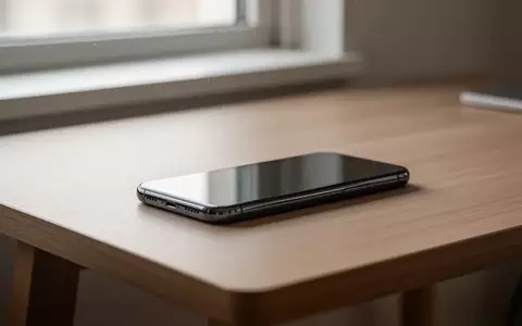 Ein modernes Smartphone liegt auf einem minimalistischen Schreibtisch in natürlichem Tageslicht. - Foto: über boerse-global.de