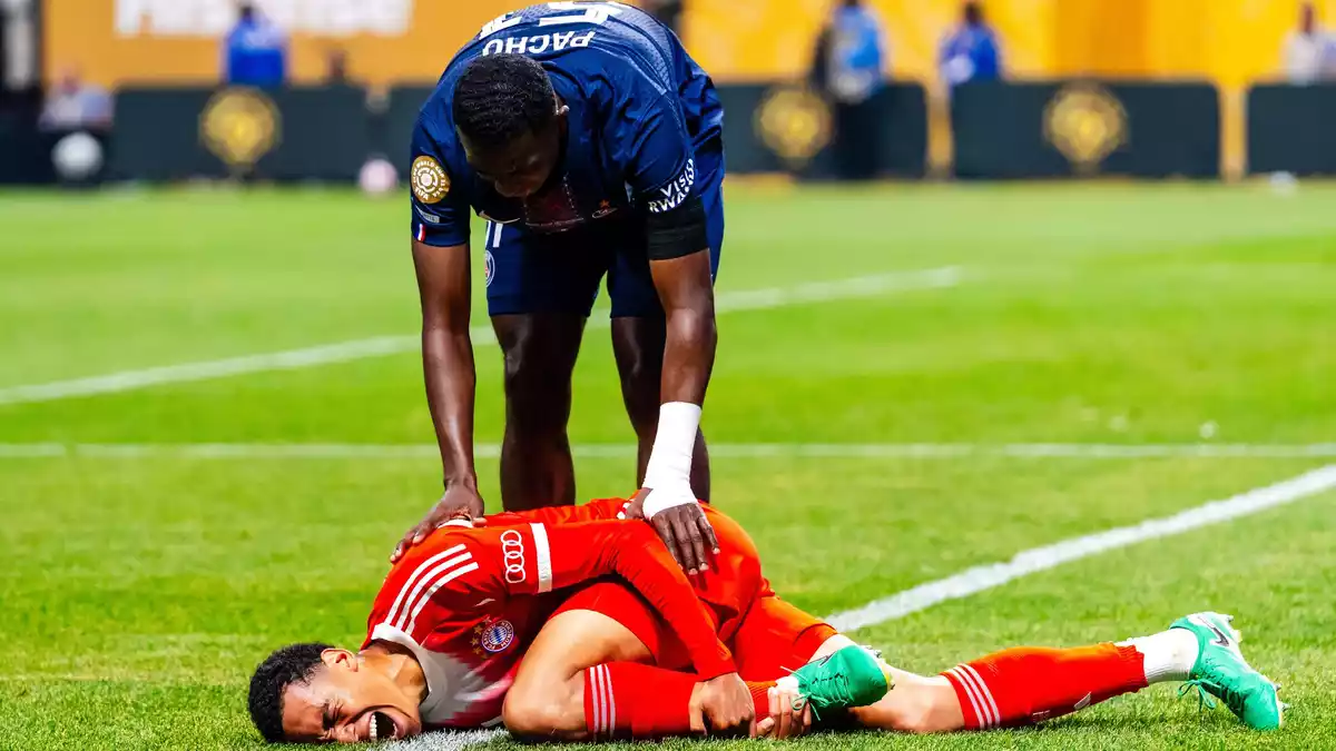 Bei der Club-WM im Sommer 2025 verletzte sich Musiala schwer. (Archivbild) - Bild: Malachi Gabriel/ZUMA Press Wire/dpa