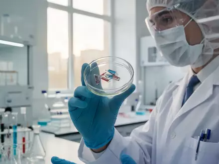 Wissenschaftler in einem modernen Labor bei der Untersuchung einer Zellkultur zur Stoffwechselforschung. - Foto: über boerse-global.de