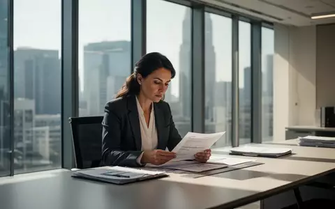 Eine professionelle Geschäftsfrau arbeitet konzentriert in einem modernen, hellen Büro. - Foto: über boerse-global.de