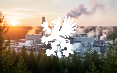 Moderne Papierfabrik im Morgenlicht, symbolisiert industrielle Zusammenarbeit und nachhaltige Produktion. - Foto: über boerse-global.de