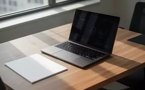Ein moderner, aufgeräumter Arbeitsplatz mit einem Laptop auf einem Schreibtisch in hellem, natürlichem Tageslicht. - Foto: über boerse-global.de