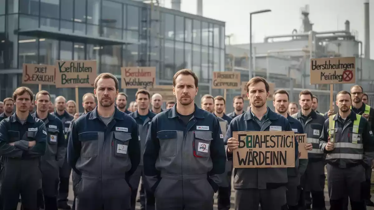 Thermo Fisher Langenselbold: 300 Mitarbeiter protestieren gegen geplanten Stellenabbau