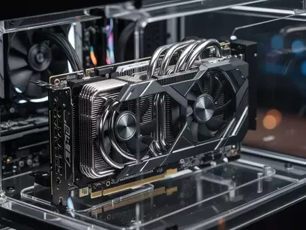 Eine hochwertige Grafikkarte in einem PC-Gehäuse mit Wasserkühlung, die auf Leistung und Übertaktung ausgelegt ist. - Foto: über boerse-global.de