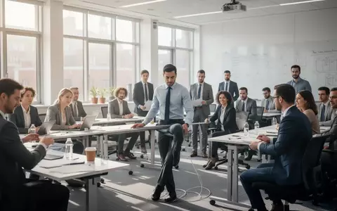 Fachkräfte bei einem praktischen Workshop zur Gesundheitsförderung in einem hellen, modernen Seminarraum. - Foto: über boerse-global.de