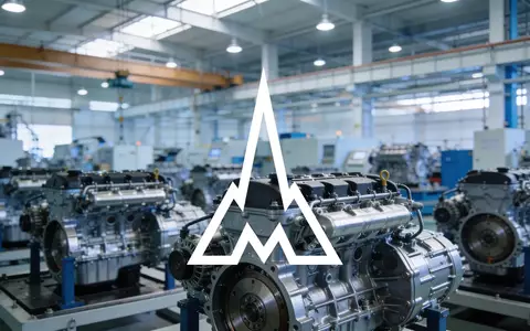 Moderne industrielle Fertigungshalle mit Fokus auf Präzisionstechnik und mechanische Komponenten. - Foto: über boerse-global.de
