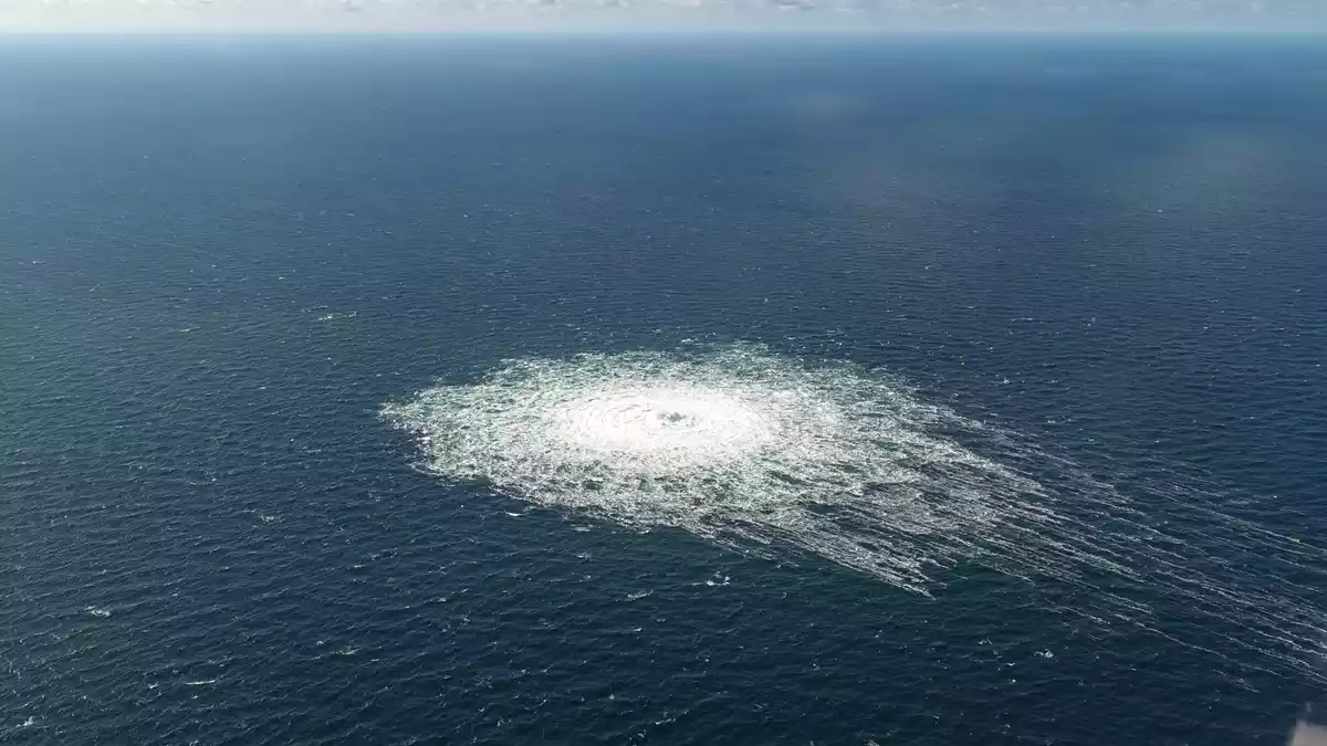 Die Sprengsätze detonierten am 26. September 2022. (Archivbild) - Bild: -/Danish Defence Command/dpa