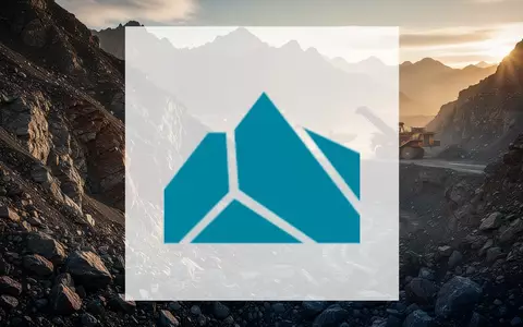 Abstrakte Darstellung einer Bergbaustätte in einer Berglandschaft während der goldenen Stunde - Foto: über boerse-global.de