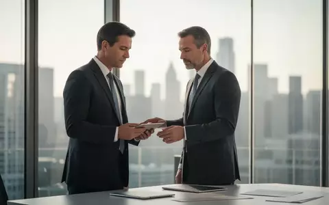 Eine Führungskraft in einem modernen Büro arbeitet nachdenklich mit einem Tablet vor einer Fensterfront. - Foto: über boerse-global.de