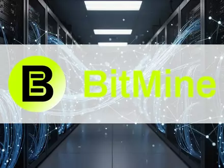 Abstrakte Darstellung von Kryptowährungs-Mining und Blockchain-Infrastruktur mit leuchtenden Datenströmen. - Foto: über boerse-global.de