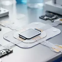 Detailaufnahme eines modernen Glukose-Messpflasters in einem sterilen Laborumfeld während der Entwicklung. - Foto: über boerse-global.de