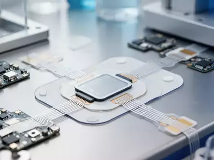 Detailaufnahme eines modernen Glukose-Messpflasters in einem sterilen Laborumfeld während der Entwicklung. - Foto: über boerse-global.de