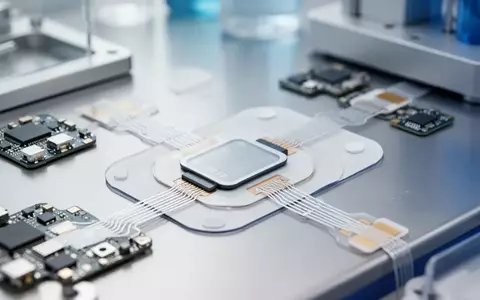 Detailaufnahme eines modernen Glukose-Messpflasters in einem sterilen Laborumfeld während der Entwicklung. - Foto: über boerse-global.de