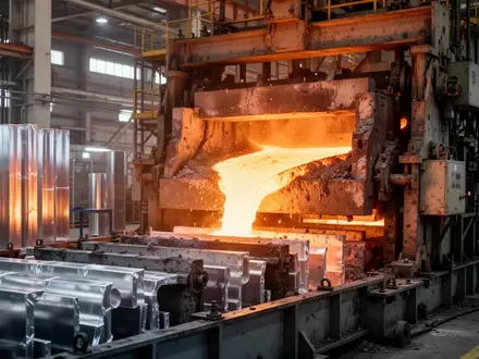 Einblicke in eine moderne Industrieanlage zur Metallverarbeitung, in der Stahl und Aluminium produziert werden. - Foto: über boerse-global.de