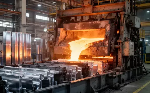 Einblicke in eine moderne Industrieanlage zur Metallverarbeitung, in der Stahl und Aluminium produziert werden. - Foto: über boerse-global.de