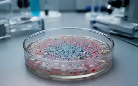 Nahaufnahme einer Zellkultur in einer Laborschale zur wissenschaftlichen Untersuchung von Entzündungsprozessen. - Foto: über boerse-global.de
