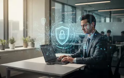 Ein moderner, heller Büroarbeitsplatz mit einem Laptop, der eine professionelle und technologische Arbeitsatmosphäre zeigt. - Foto: über boerse-global.de