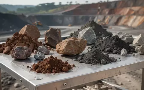 Geologische Bodenproben in einer modernen Minenanlage in Brasilien bei natürlichem Tageslicht. - Foto: über boerse-global.de