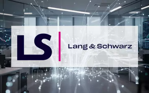 Abstrakte Darstellung moderner Finanztechnologie und digitaler Infrastruktur mit leuchtenden Datenströmen. - Foto: über boerse-global.de