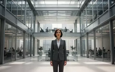Eine professionelle Managerin in einem modernen Bürogebäude, symbolisch für Lohngerechtigkeit und Unternehmenskultur. - Foto: über boerse-global.de